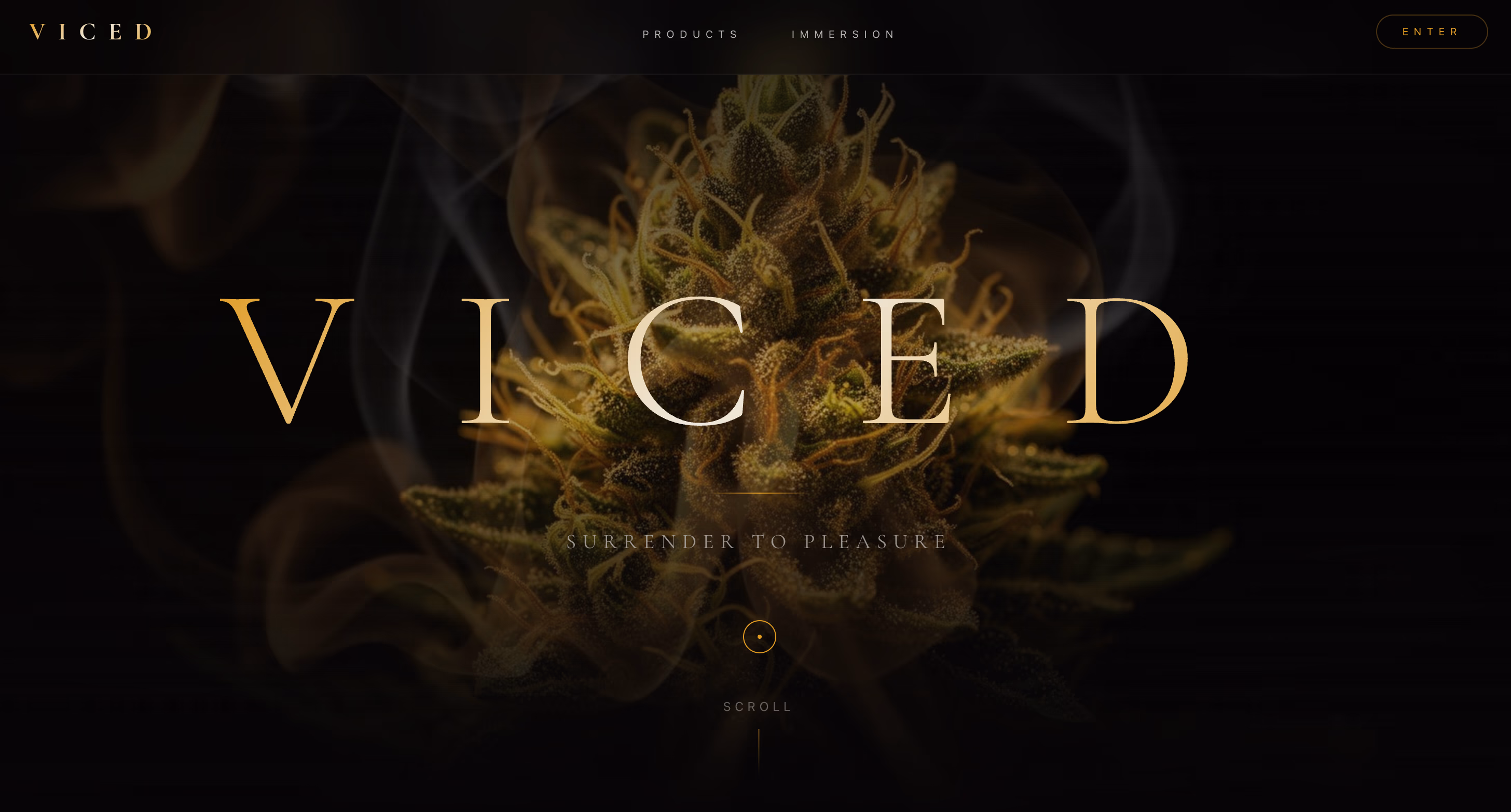 High Quality Ui/Ux for a Weed Business Website